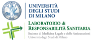 Banner Università degli studi di Milano e Laboratorio di Responsabilità Sanitaria